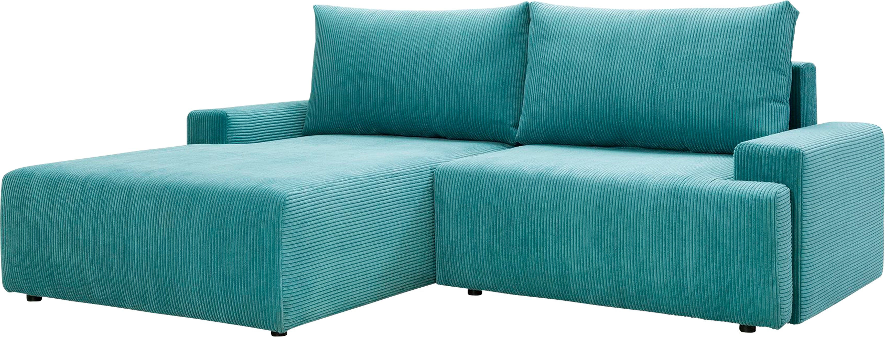 Ecksofa Orinoko, exxpo Bettkasten sky und inklusive Cord-Farben - in fashion Bettfunktion verschiedenen sofa