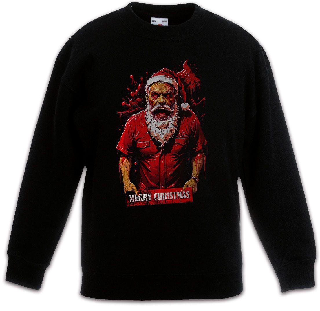 Sweatshirt Zombie Santa Kinderpullover Merry Christmas Santa Horror X-Mas Claus