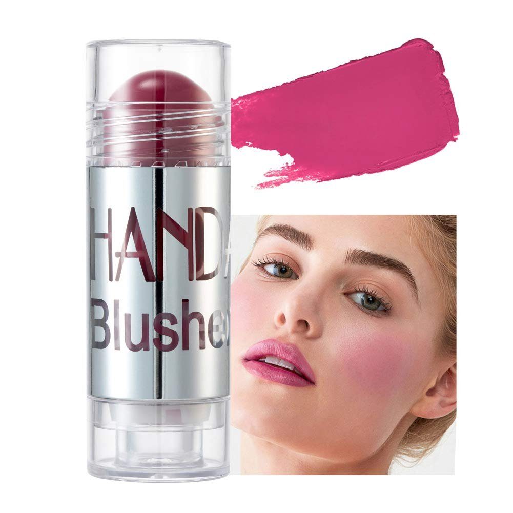 Make-up Blush Dunkle Cream Glanz- Rouge Trimmen Wangen Stick Pflaume Haiaveng Rouge Rouge Highlighter Pen, und Stimmungsaufhellendes & Feuchtigkeitsspendende,