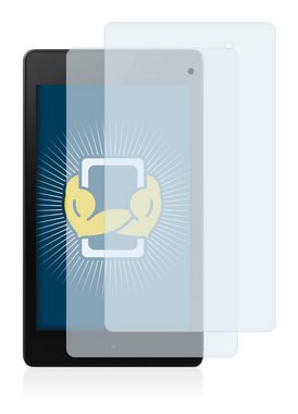 BROTECT Schutzfolie für Google Nexus 7 (2013), Displayschutzfolie, 2 Stück, Folie klar