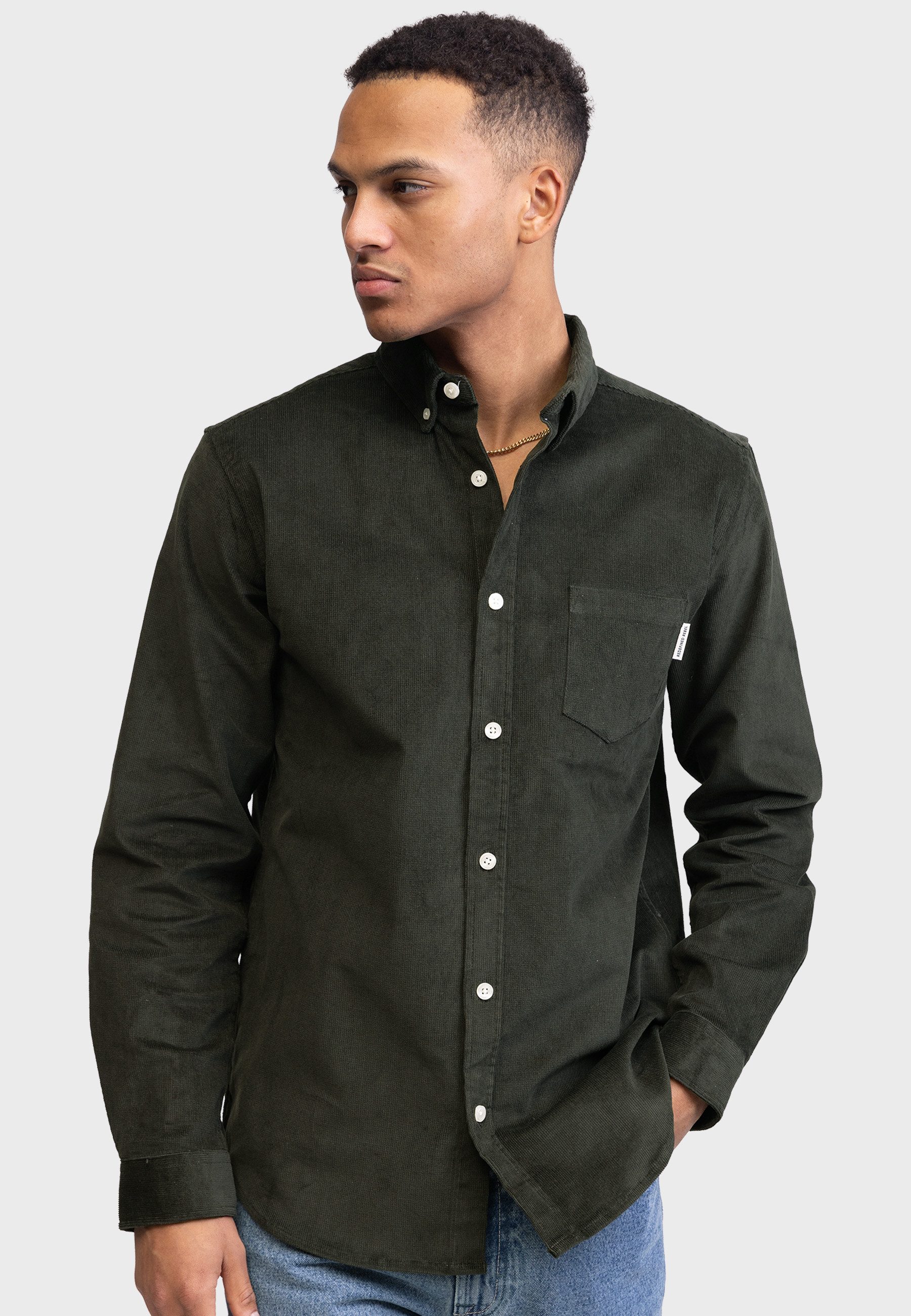 REDEFINED REBEL Langarmhemd Redefined Rebel Shirt RRPark Shirt Corduroy REGULAR FIT