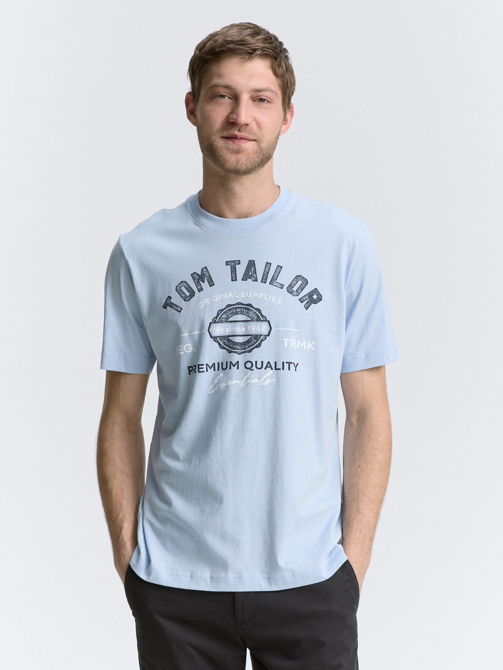 TOM TAILOR T-Shirt T-Shirt mit Logo-Print günstig online kaufen