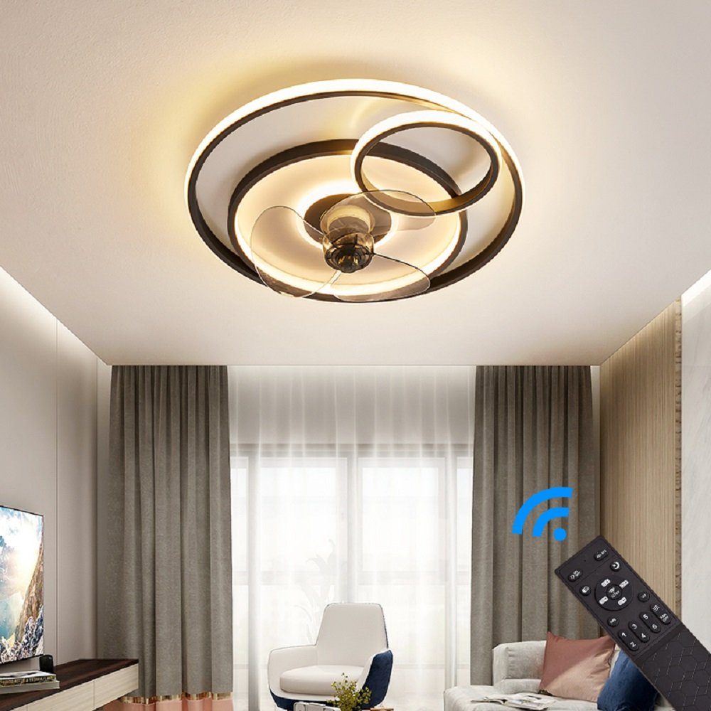 Euroton Deckenventilator Deckenventilator mit LED Beleuchtung günstig online kaufen