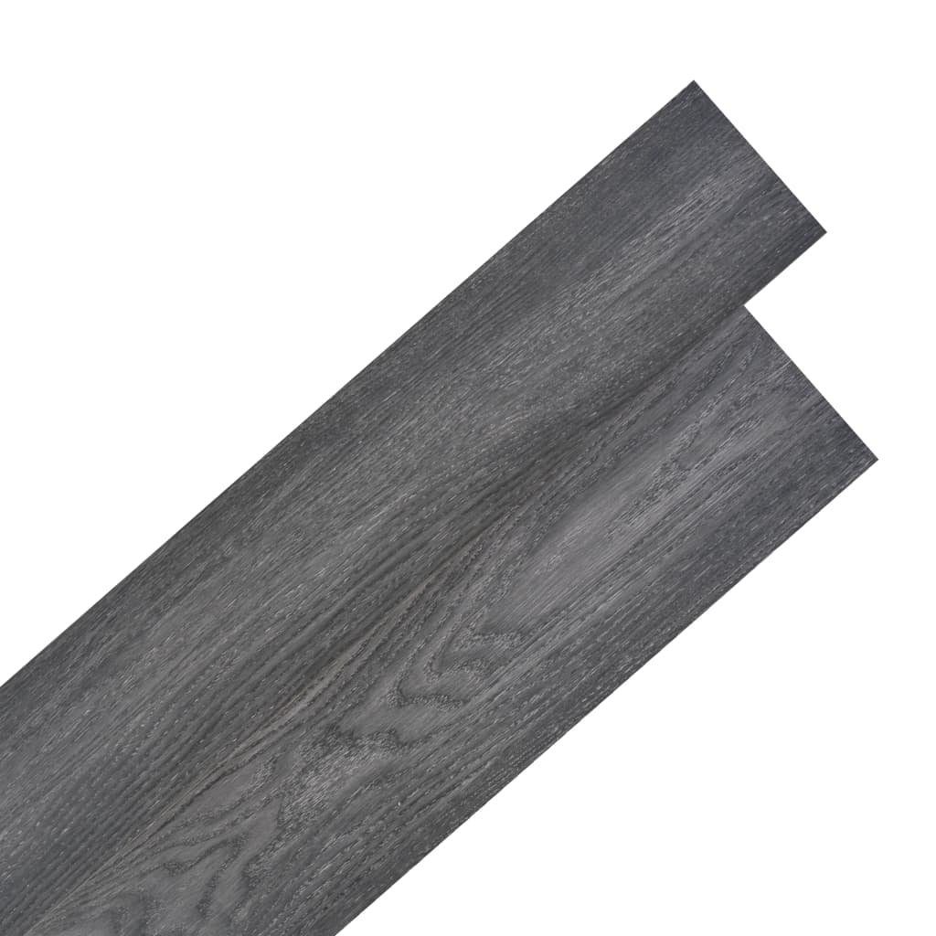 Teppichboden PVC-Fliesen Selbstklebend 2,51 m² 2 mm Schwarz und Weiß, vidaXL