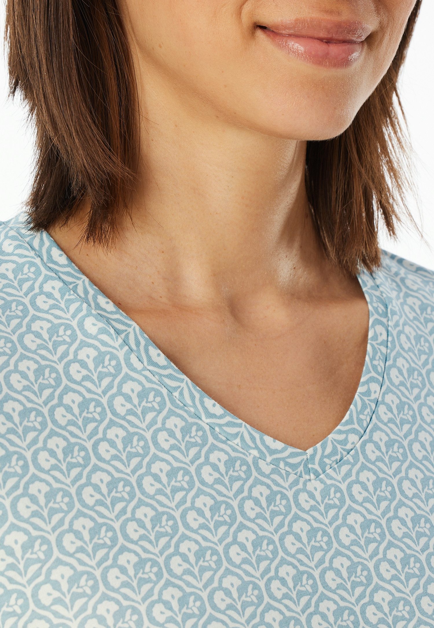 Schiesser Shorty Schlafanzug 3/4 Arm