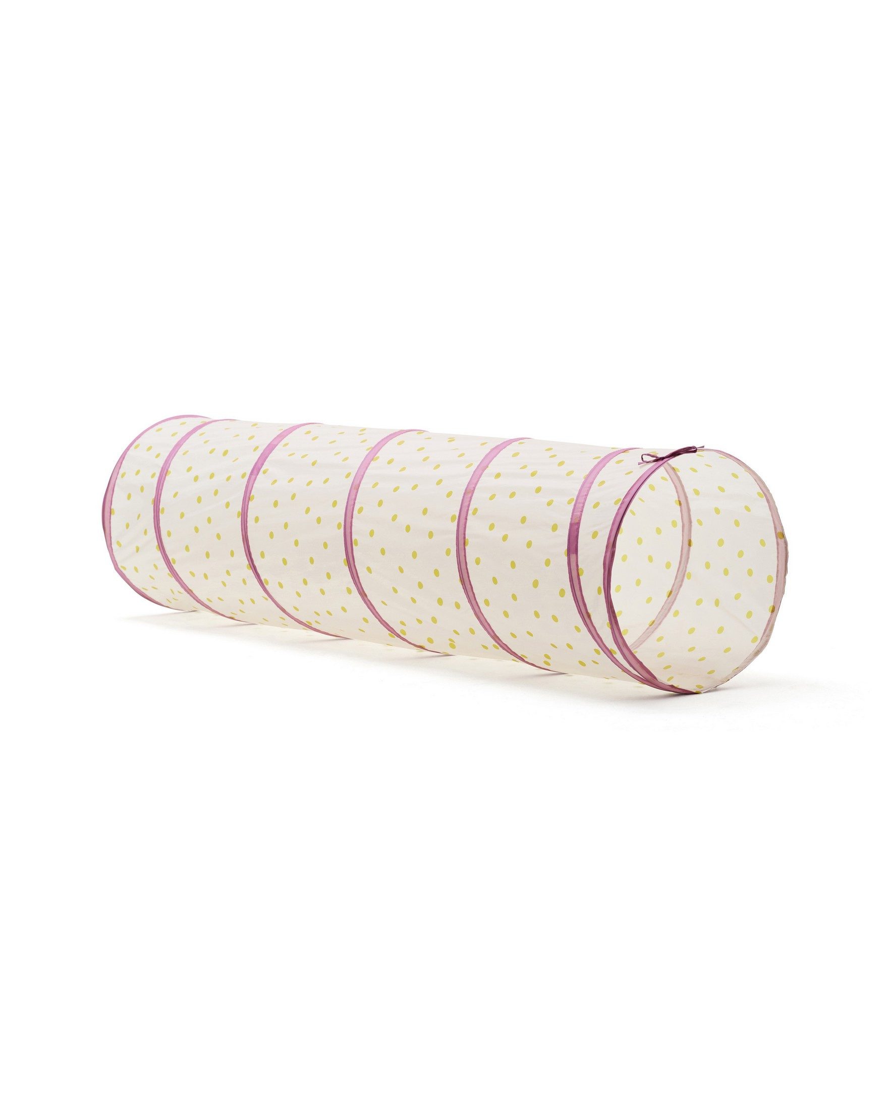 Kids Concept Spieltunnel Kids Concept - Spieltunnel Punkte rosa 180cm lang - D 47 cm (2-St., Inklusiver praktischer Aufbewahrungstasche), Inklusiver praktischer Aufbewahrungstasche