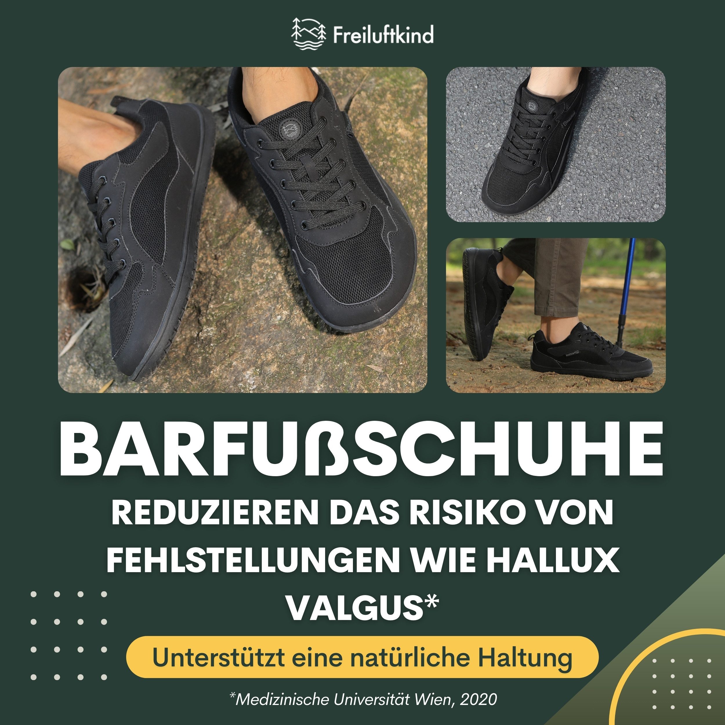 Freiluftkind Everest Sneaker – Der perfekte Schuh für dein Abenteuer Sneaker Dünne Sohle, Breite Zehenbox, Nullabsatz, Flexibel – Bild 5 von 5