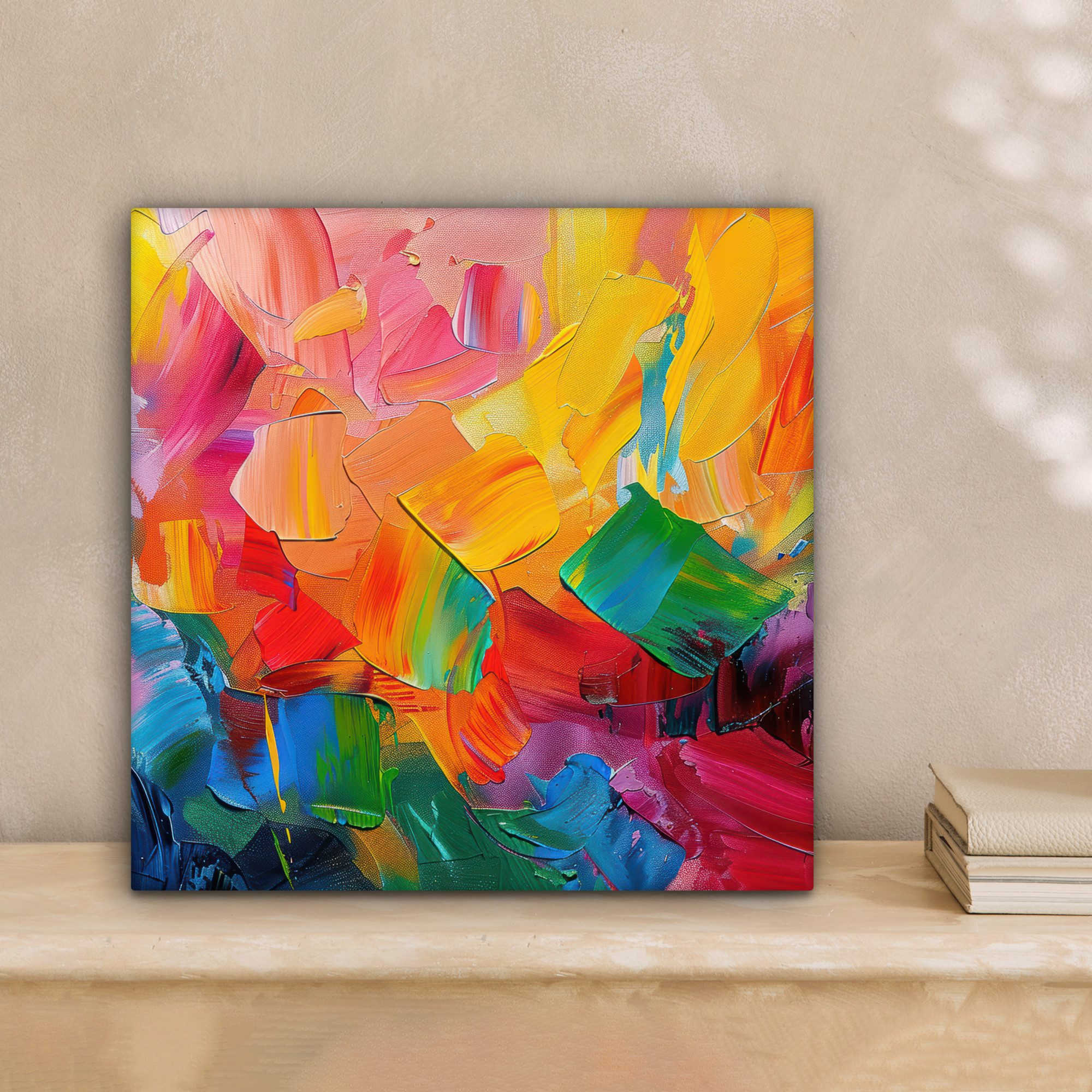 OneMillionCanvasses® Leinwandbild Abstrakt - Lackierung - Modern - Farbenfr günstig online kaufen