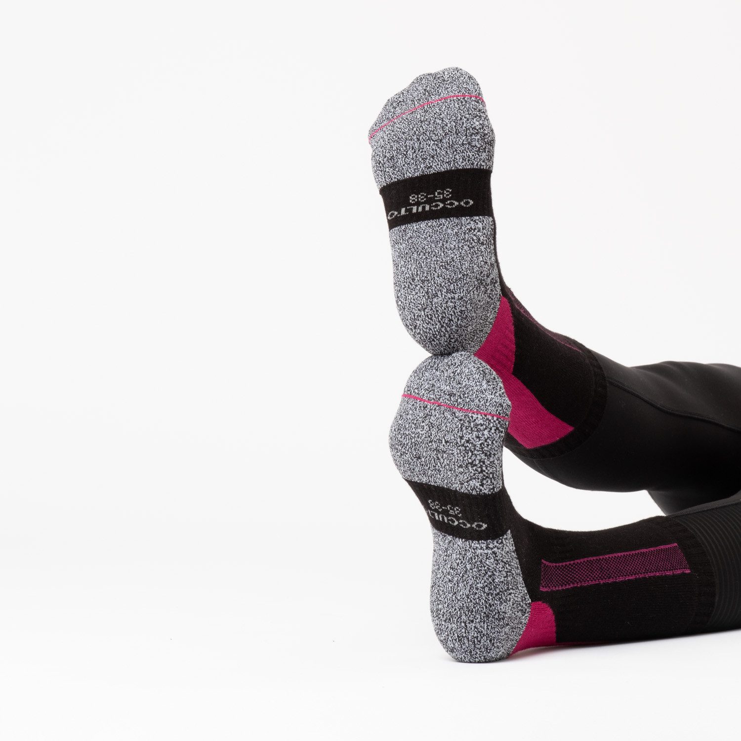 OCCULTO Wandersocken Damen & Herren Wandersocken 2er Pack (Modell: Gerlinde) (2-Paar)