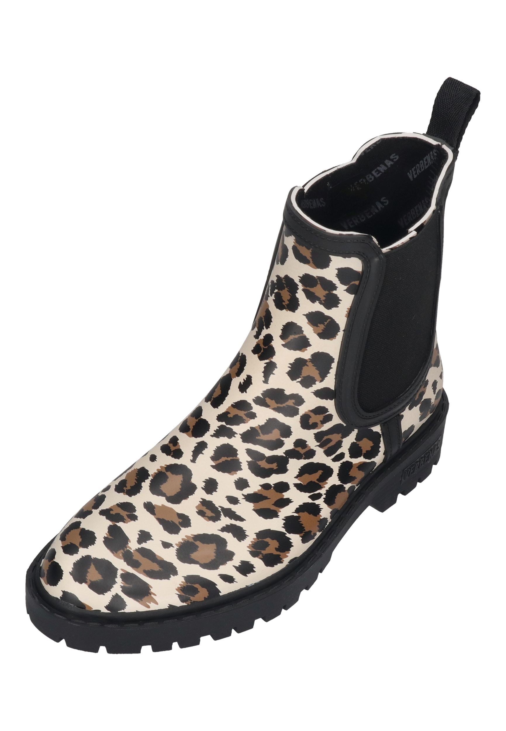 VERBENAS Gaudi Smooth Animal Gummistiefel Crudo Leo