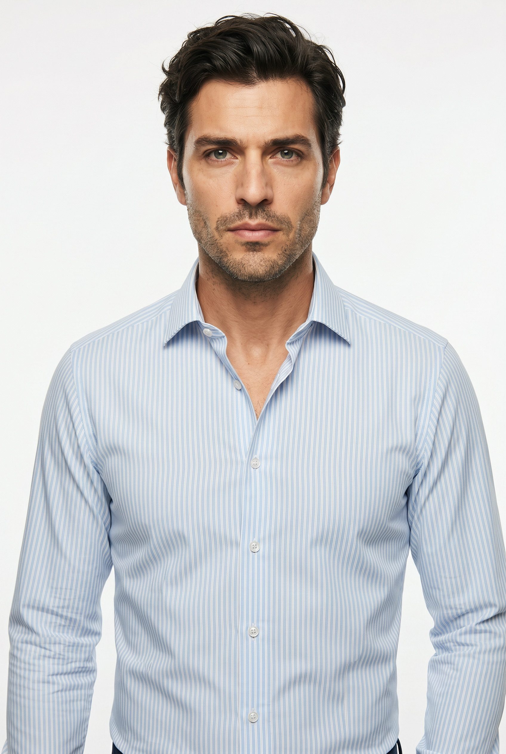 OLYMP Langarmhemd Level Five Businesshemd, body fit, New-York-Kentkragen