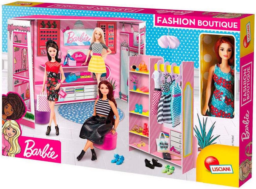 Lisciani Anziehpuppe Barbie - Fashion Boutique günstig online kaufen