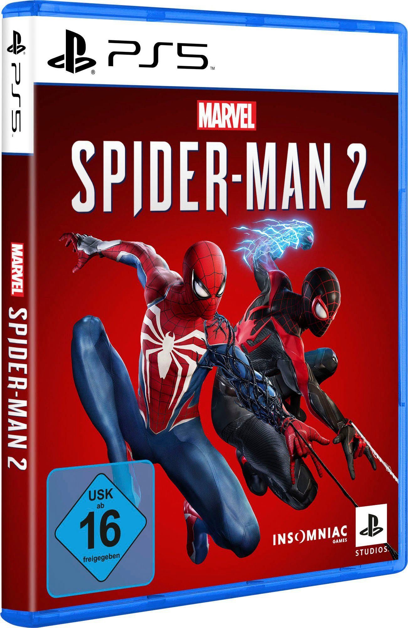 (Rauschunterdrückung) PlayStation Spiderman + 5 Gaming-Headset 2 3D PULSE PlayStation 5