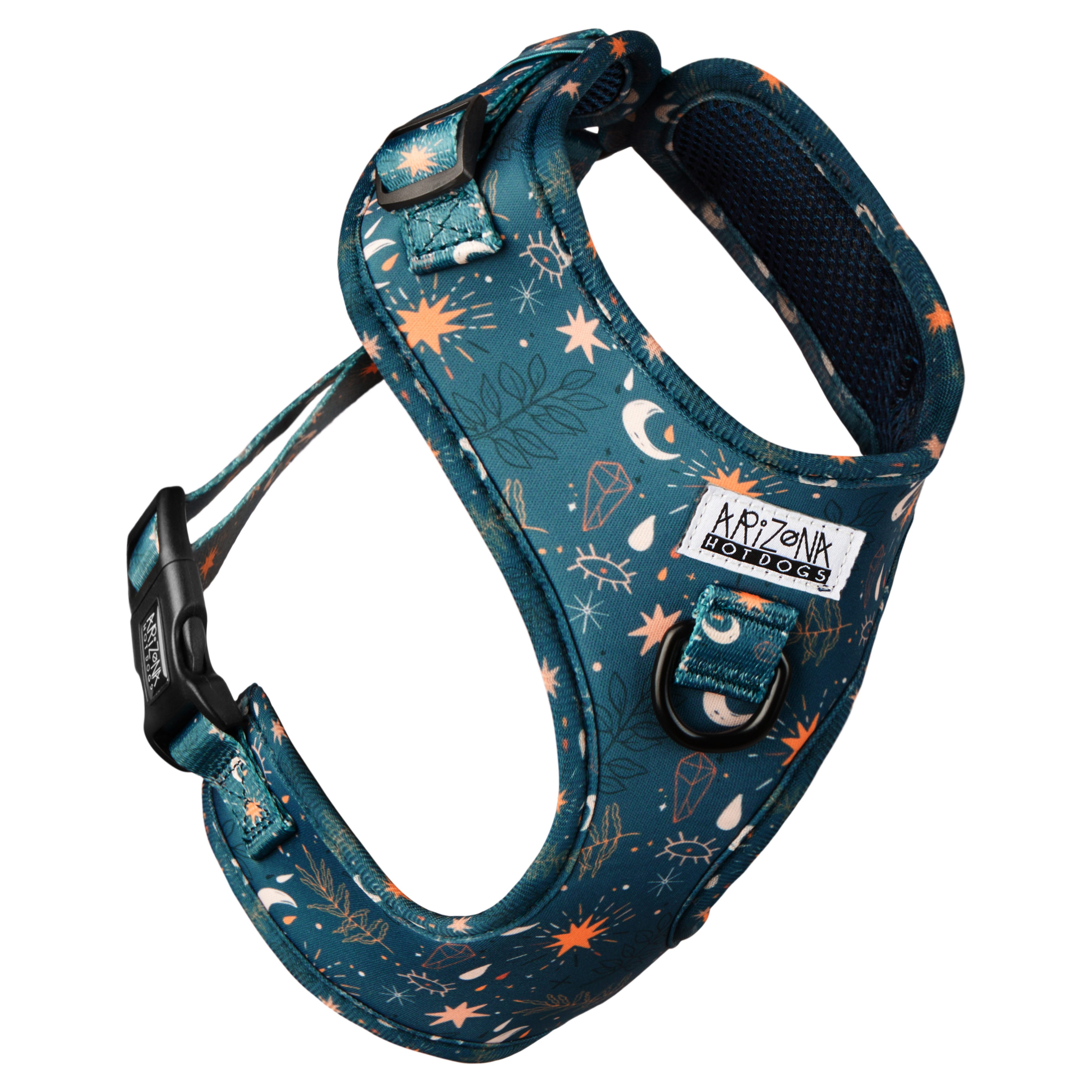 Hunde-Geschirr Hundegeschirr Moonlight kleinere Hunde S Blau Stern Arizona Hotdogs