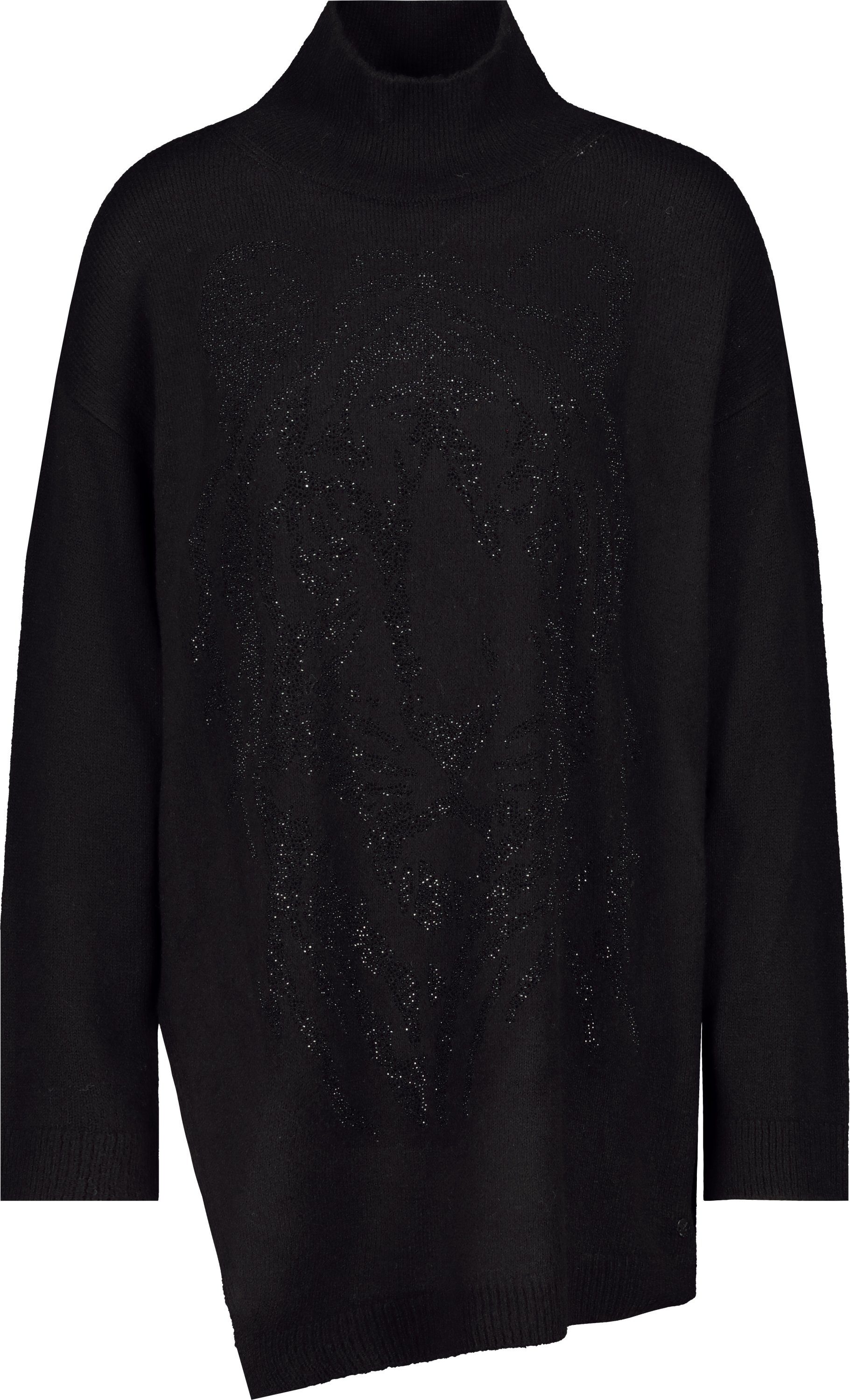 Monari Strickpullover schwarz Pullover