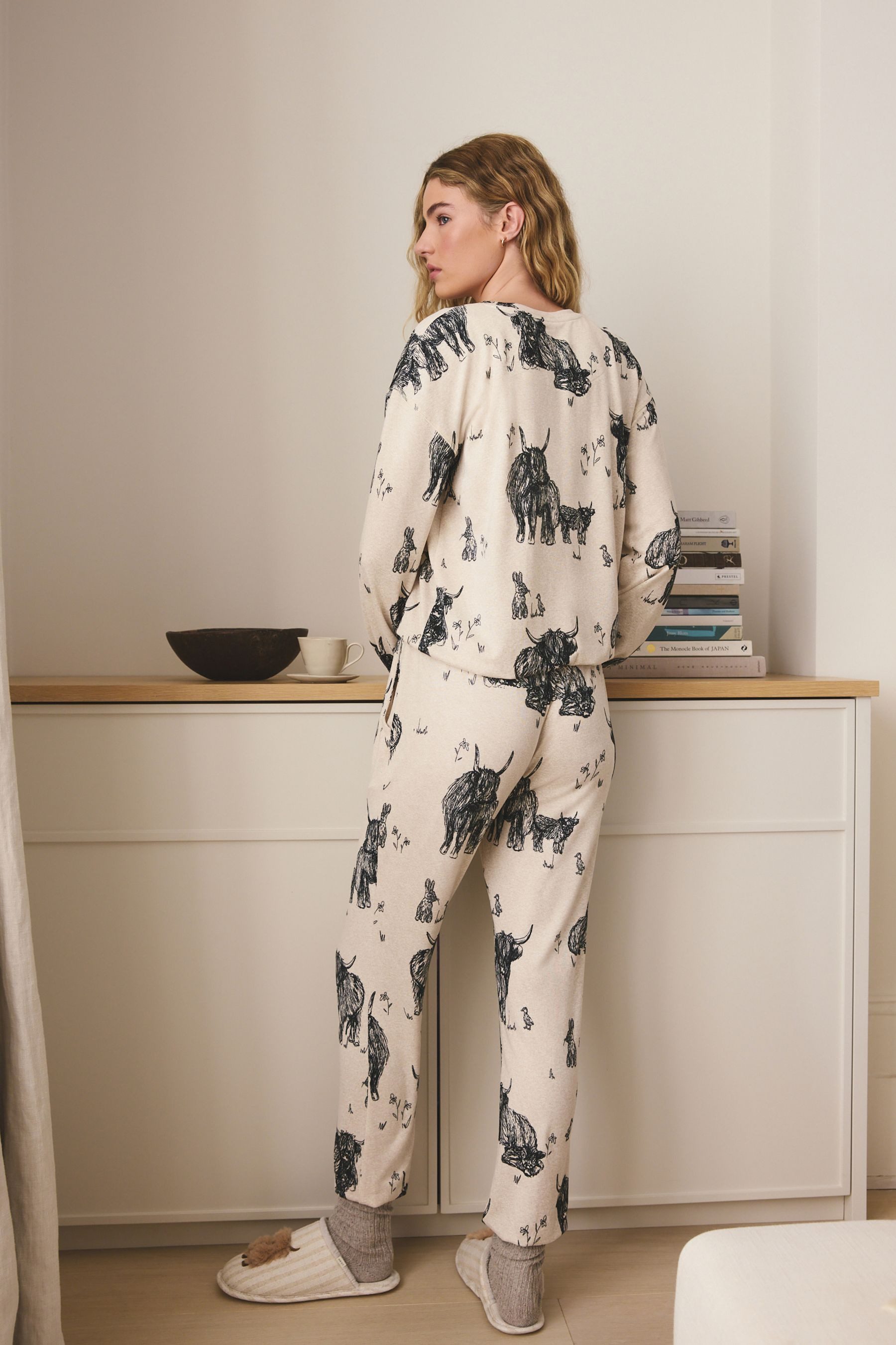 Next Pyjama Weicher, langärmeliger Schlafanzug (2 tlg) günstig online kaufen
