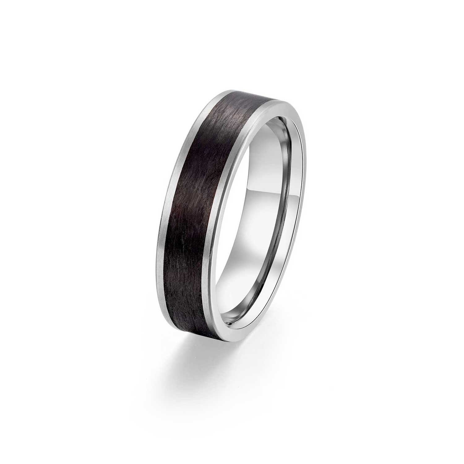 Adam & Eve Trauring Carbon/Titan - Eheringe, Partnerringe "AEC56M" ohne & m günstig online kaufen