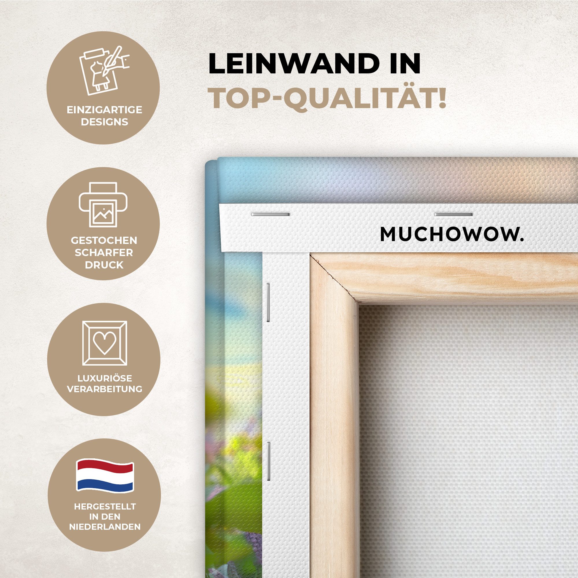 OneMillionCanvasses® Leinwandbild Kaninchen - Tiere - günstig online kaufen