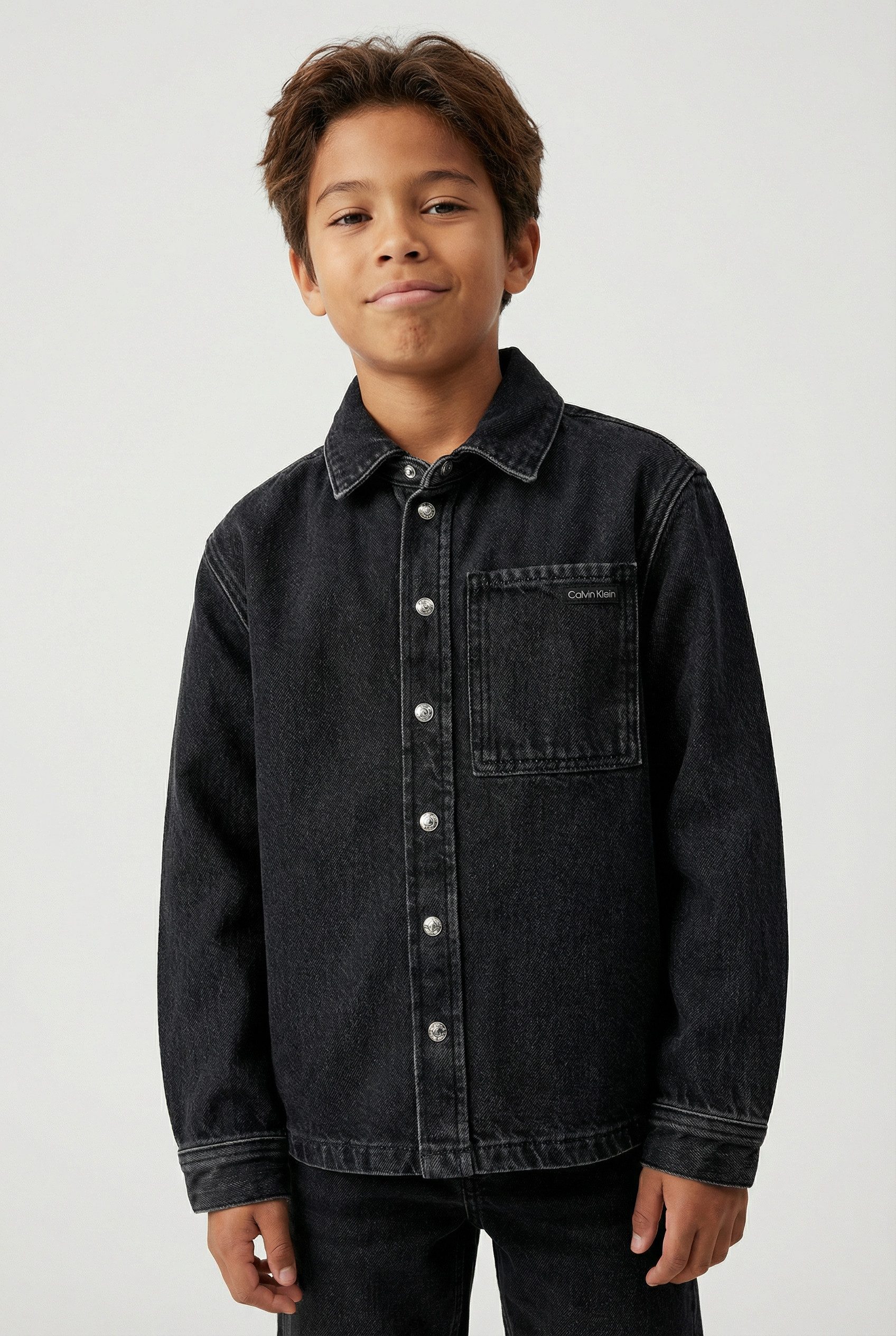 Calvin Klein Jeans Jeanshemd Regular fit, für Kinder bis 16 Jahre