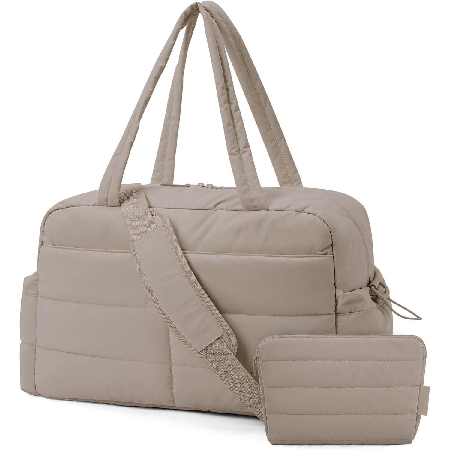 Weekender Reisetasche Damen 31L Sporttasche Wasserabweisend Weekender Gesteppt