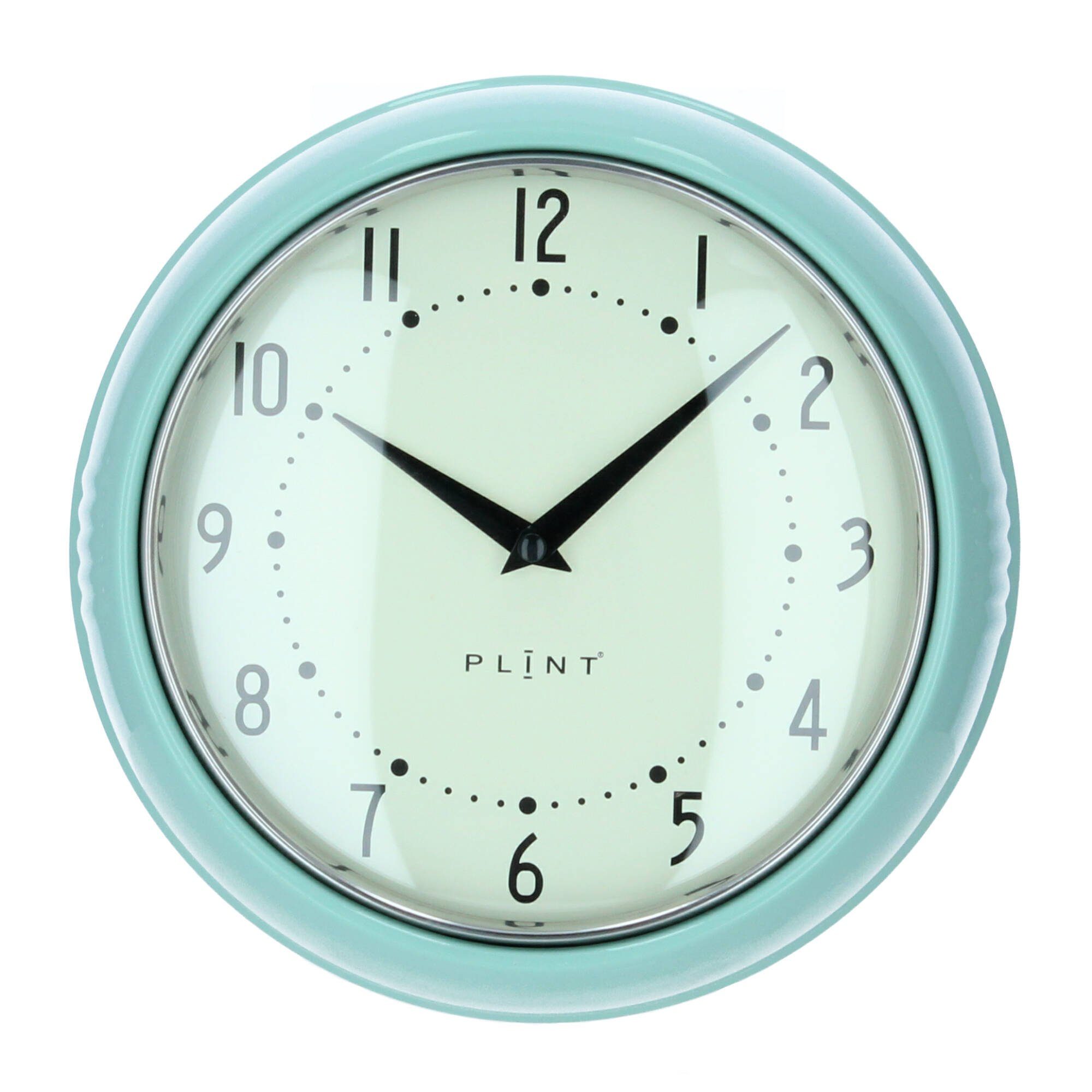 Plint Wanduhr Küchenuhr Retro cream cremeweiß günstig online kaufen