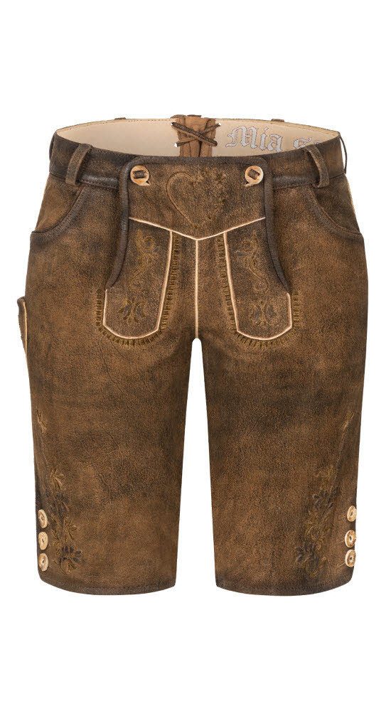 Nübler Trachtenlederhose Lederhose kurz Tilda in günstig online kaufen