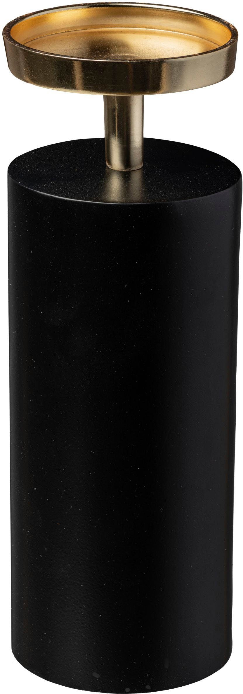 Leonique Kerzenhalter Stumpenkerzenhalter Azlynn (1 St), aus Aluminium, mit günstig online kaufen