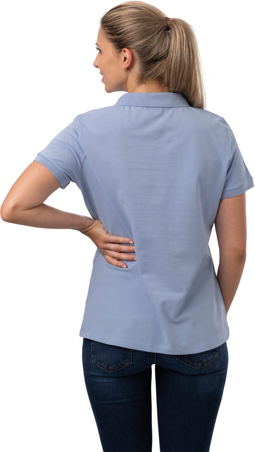 Polo Sylt Poloshirt aus weichem, anschmiegsamem und pflegeleichtem Stretch-Piqué – Bild 4 von 5