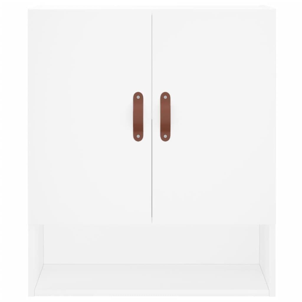 vidaXL Fächerschrank Wandschrank Holzwerkstoff (1-St) Weiß 60x31x70 cm