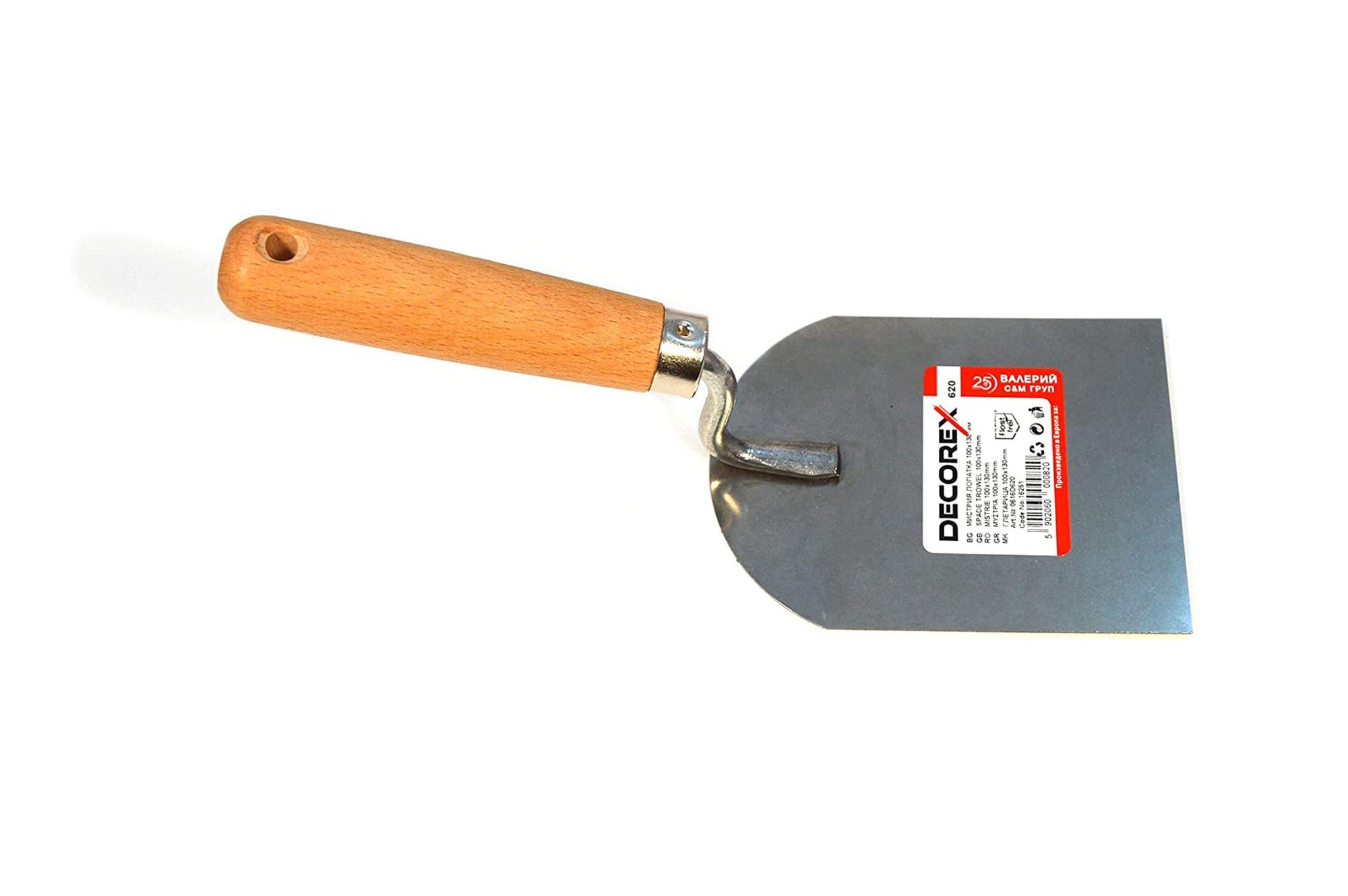 Decorex Maurerkelle Stuckateurkelle Mauerkelle Edelstahl Spachtel Gips Spachtel Holzgriff