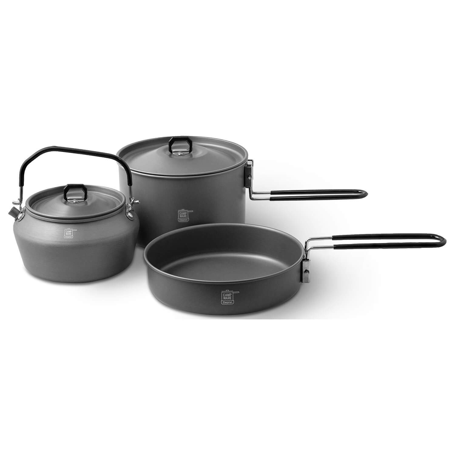 Kochtopf Delphin CampWARE 3in1 Kochgeschirr Set