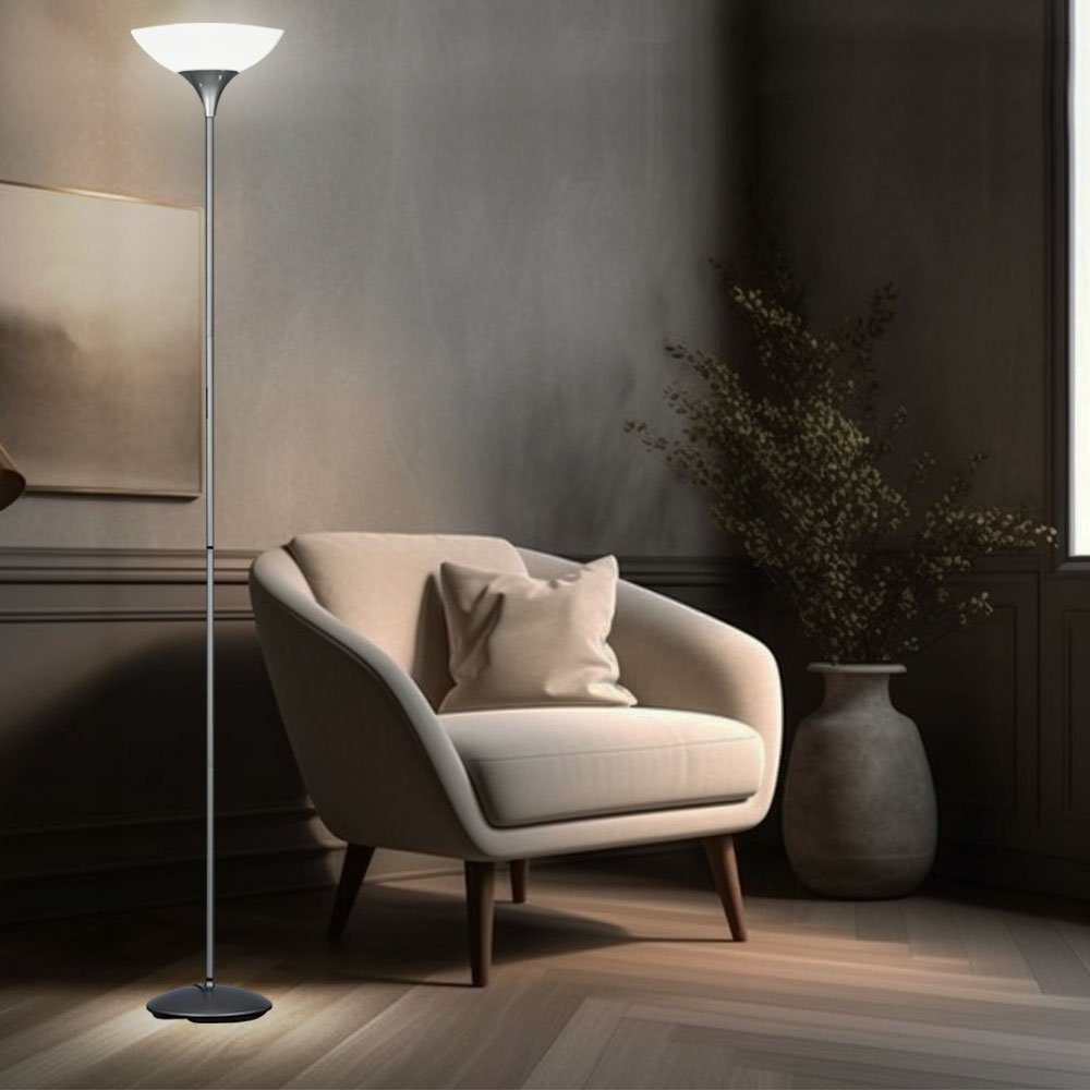 Reality Leuchten Deckenfluter, Leuchtmittel nicht inklusive, Steh Lampe Decken Fluter Wohn Zimmer Beleuchtung Stand Leuchte