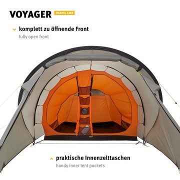 Wechsel Tunnelzelt Tunnelzelt Voyager 4 Personen Campingzelt, Familienzelt Alu Leicht 6,4 kg