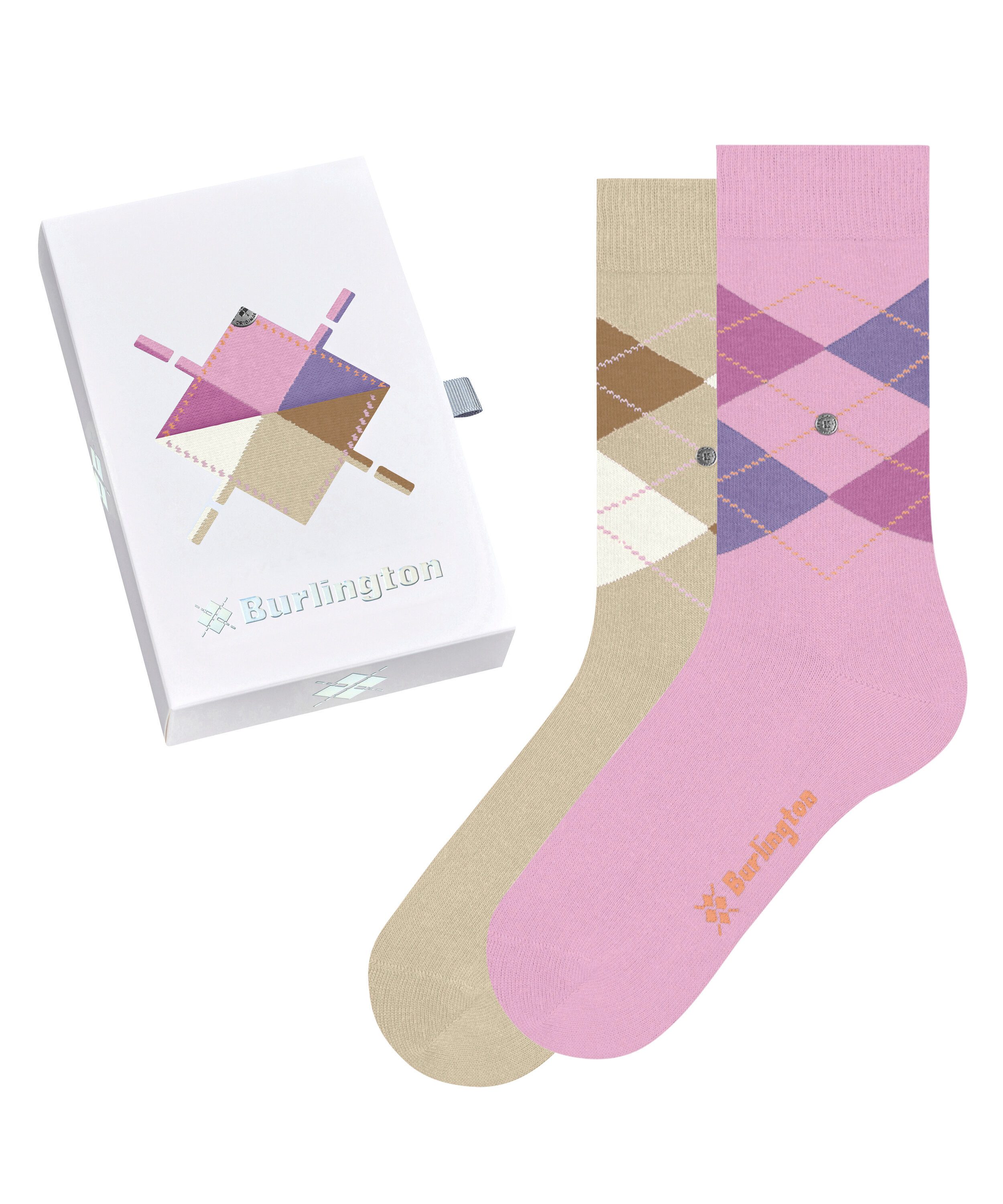Burlington Socken Basic Gift Box (2-Paar) mit Geschenkbox