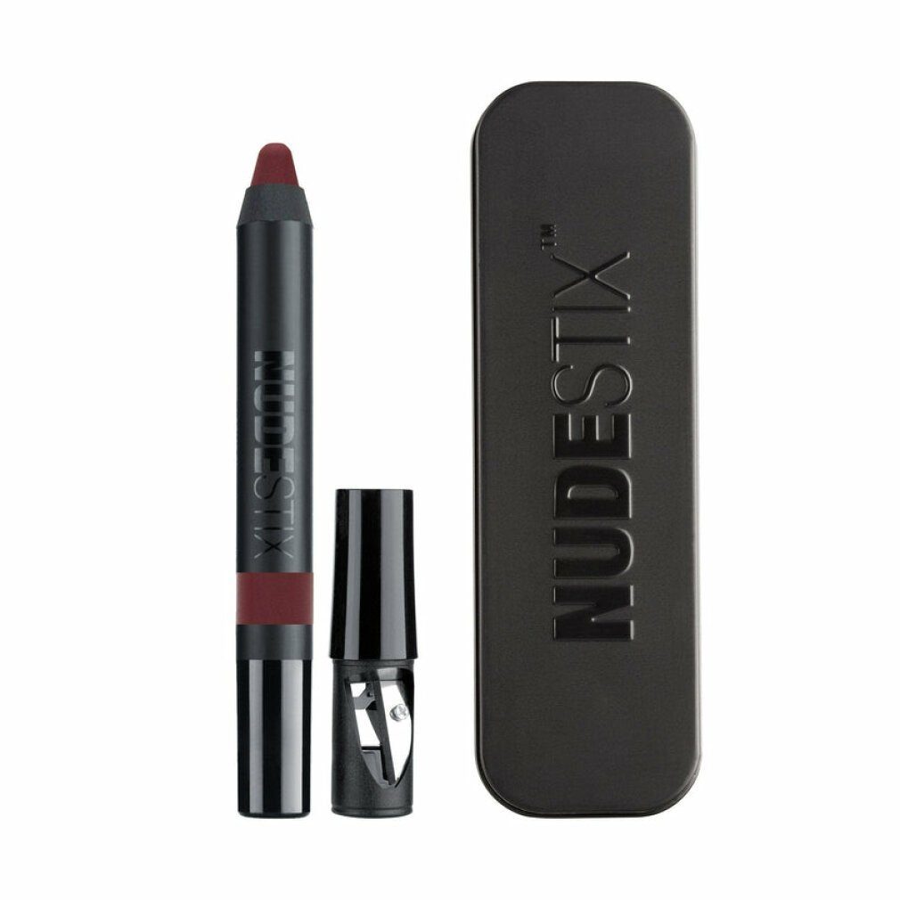 Nudestix Make-up Set, Intense Matte, Lip Liner & Cheek Blush 2-In-1, Raven, 2.5 g
