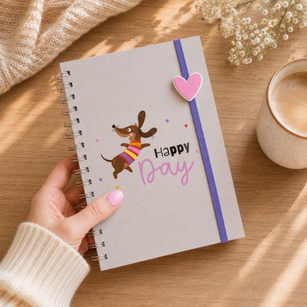Sheepworld Notizbuch Notizbuch Dackel »Happy Day«