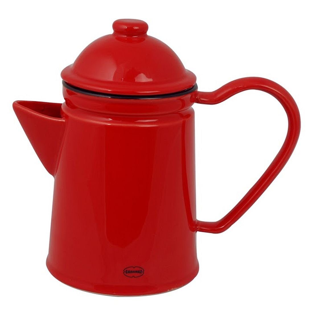 Kanne Kanne Kaffeekanne Teekanne Krug Keramikkanne Retro 0,6l Cabanaz