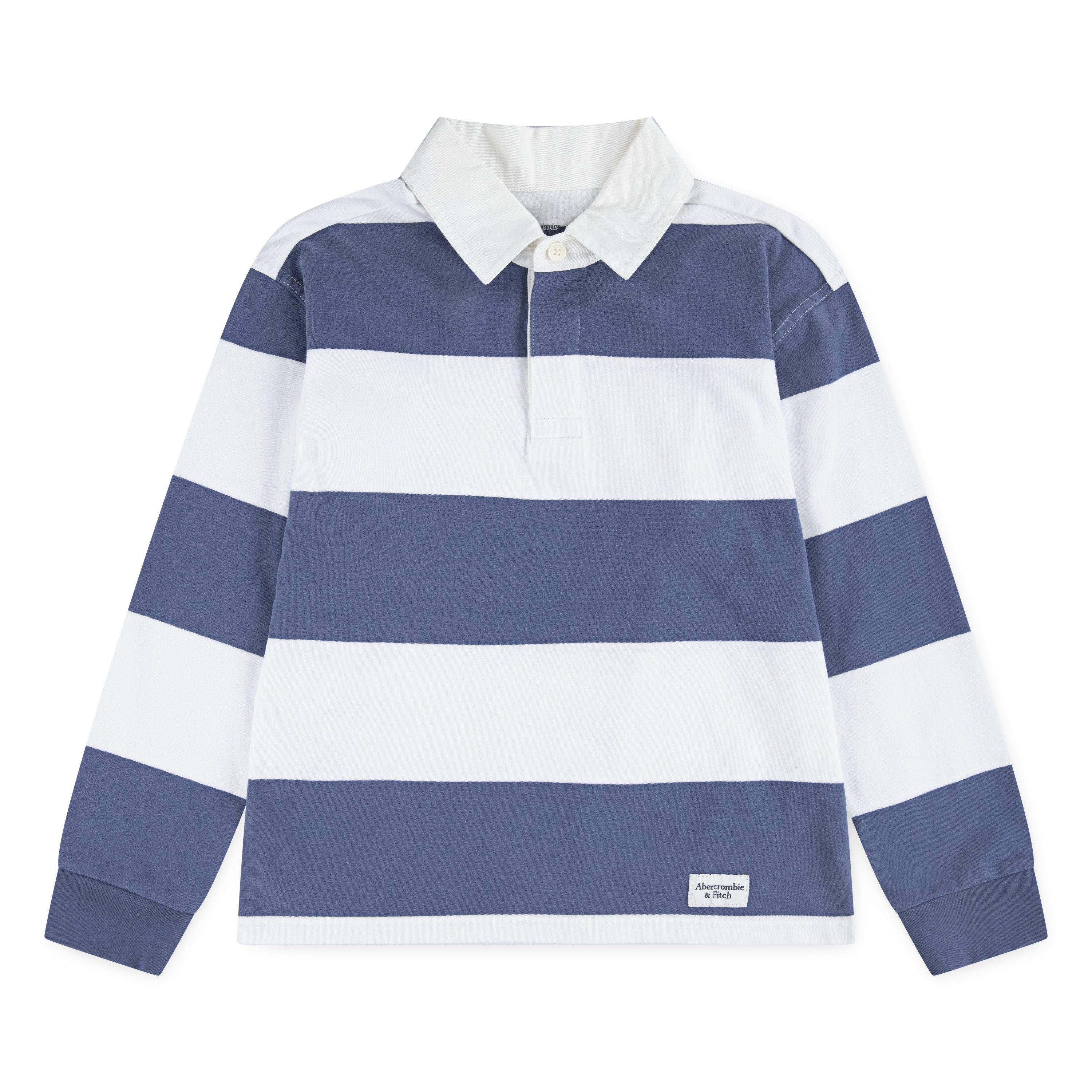 Abercrombie Kids Longsleeve AFB LONG SLEEVE RUGBY PO im Rugby-Style, gestreift und mit Polo-Kragen, for boys
