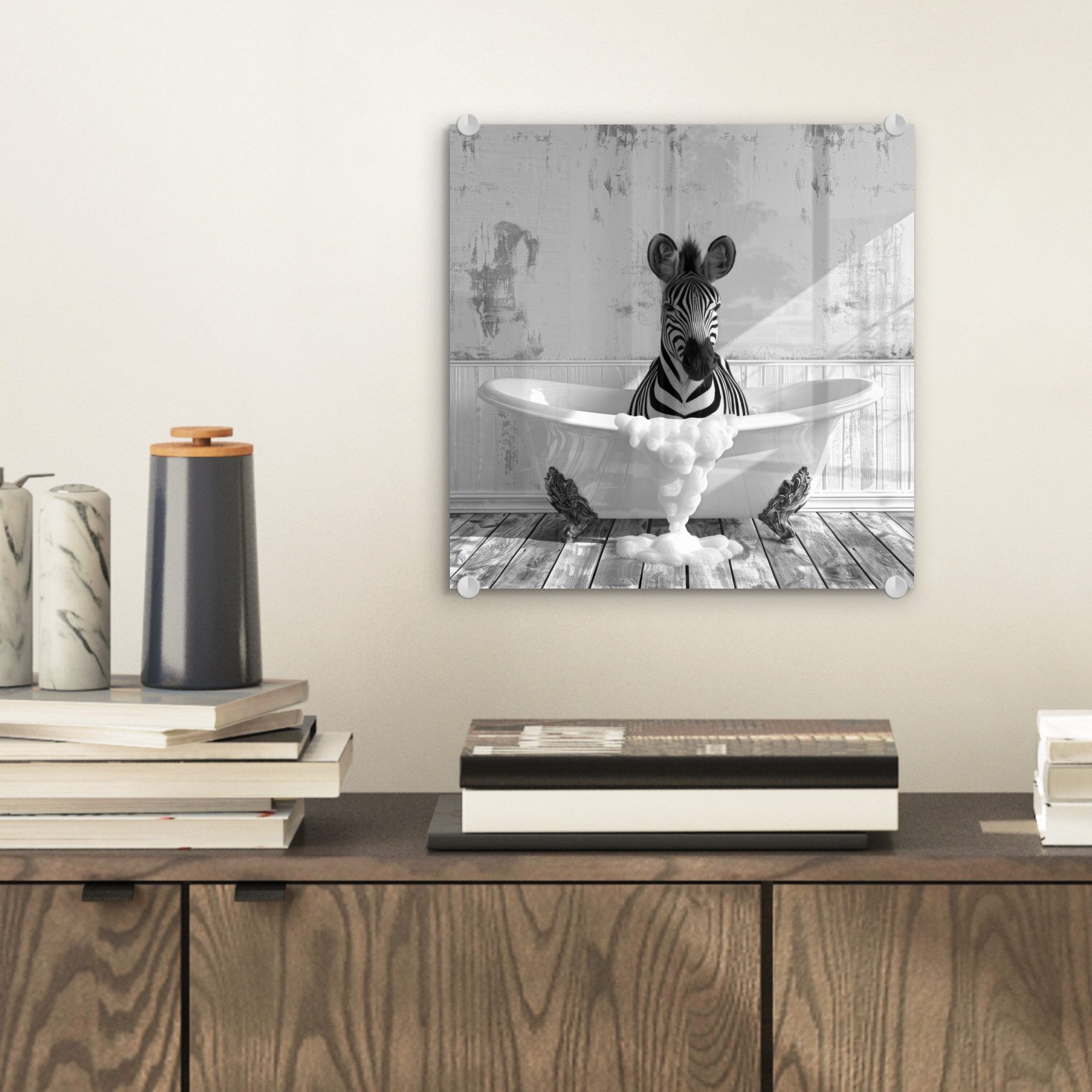 MuchoWow Acrylglasbild Zebra - Wildlife - günstig online kaufen