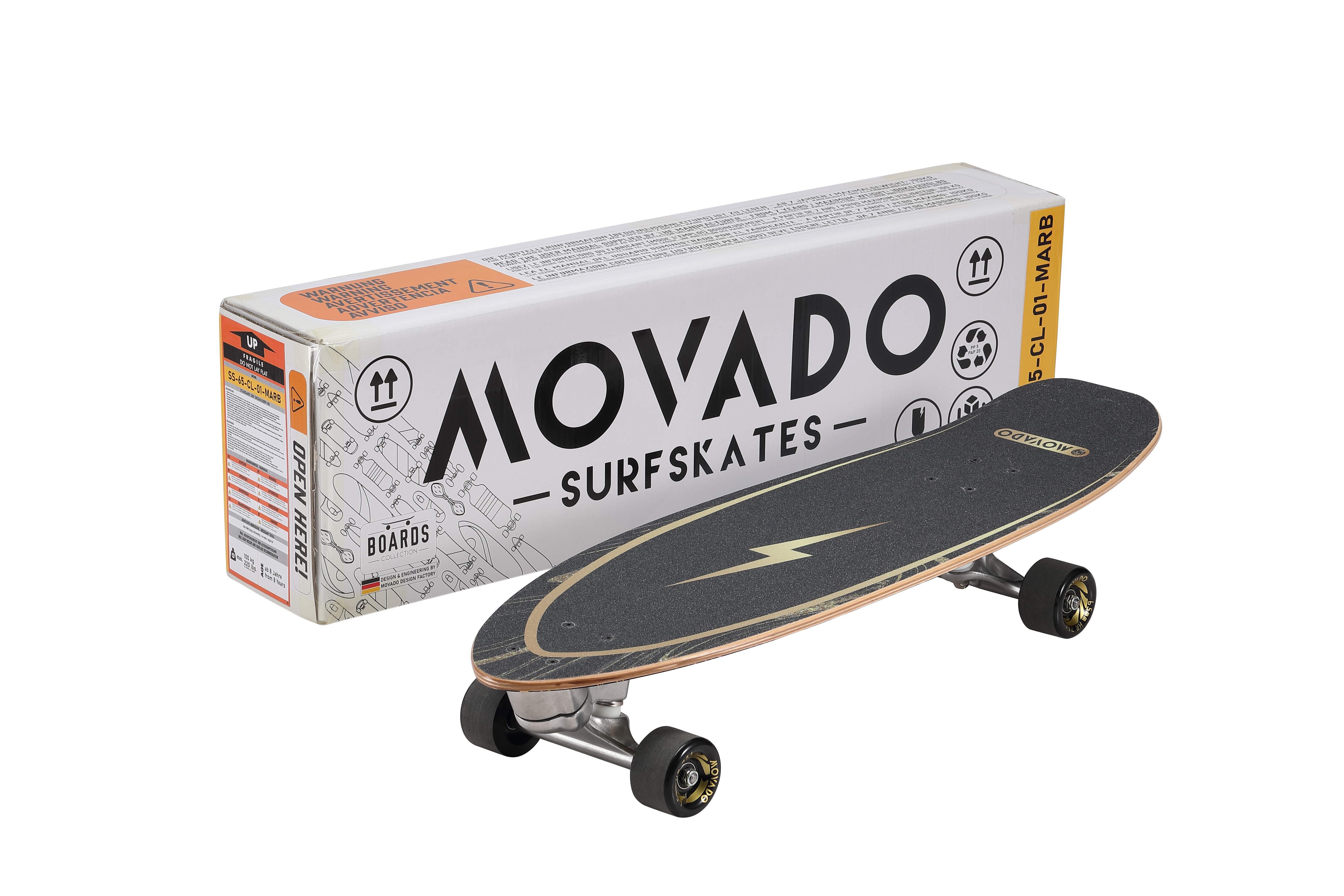 Bikestar Skateboard Longboard, ab 8 Jahre, ab 125 cm, Jungen, Mädchen, 65mm Rollen, Ahornholz, ABEC-9 Kugellager, 78A Rollenhärte, bis 100 kg