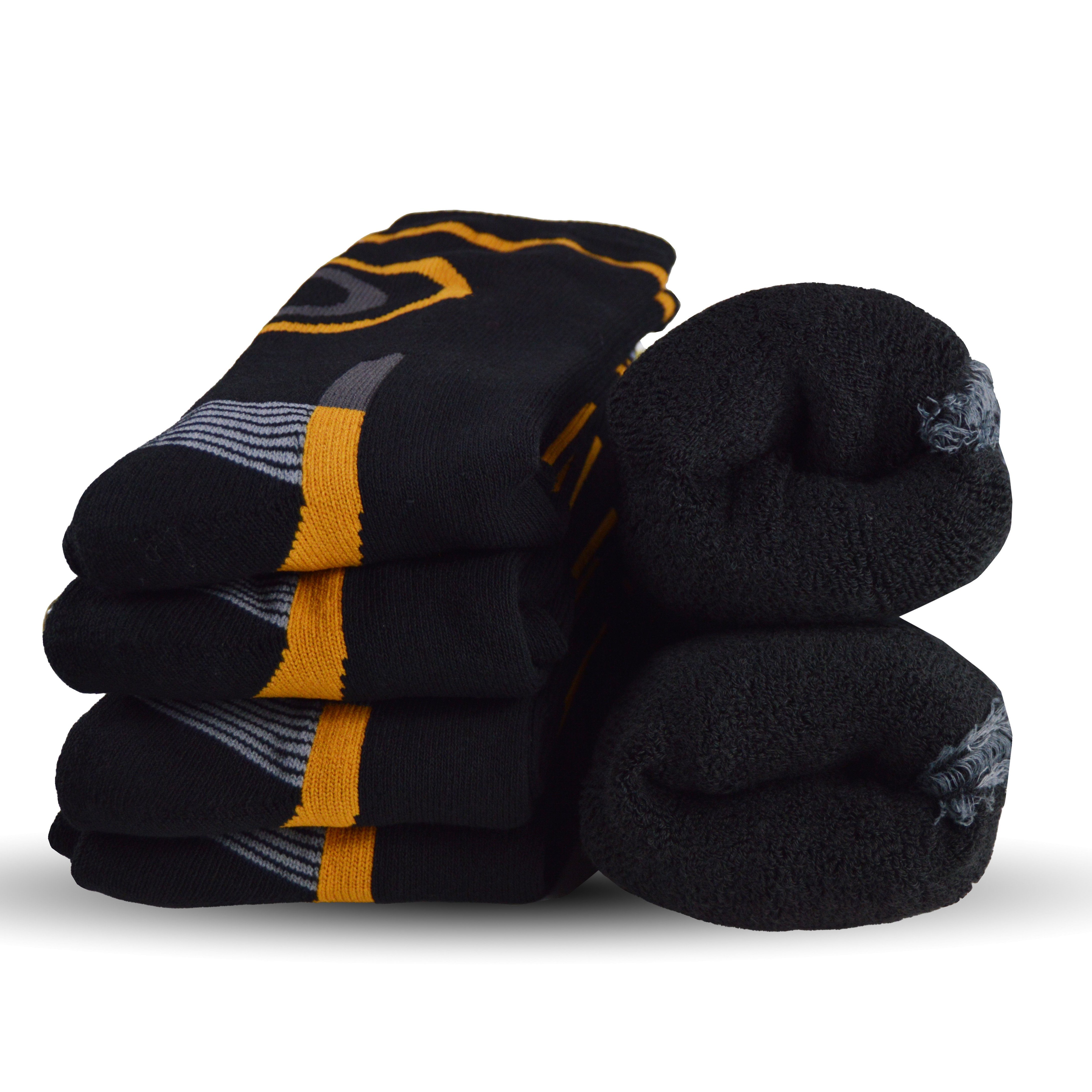 Frostfighter Arbeitssocken Herren Thermosocken (6-Paar) nicht fusselndes Innenfutter, dicke warme Socken