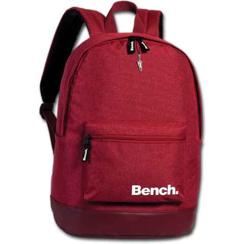 Bench. Freizeitrucksack Bench Daypack Rucksack Backpack weinrot (Sporttasche, Sporttasche), Freizeitrucksack, Sporttasche aus Polyester in rot Größe ca. 42cm