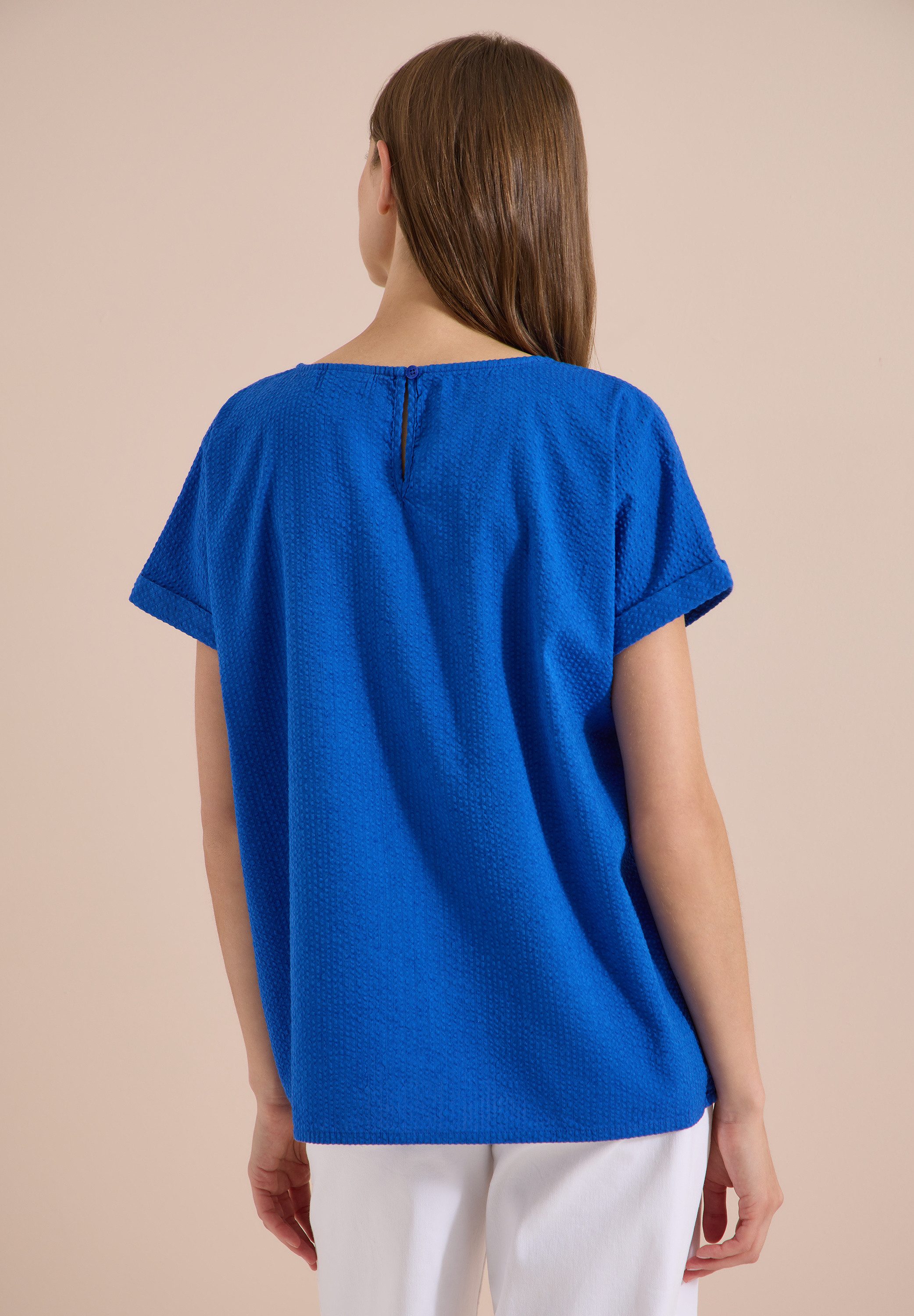 CECIL Shirtbluse mit Knotendetail am Saum