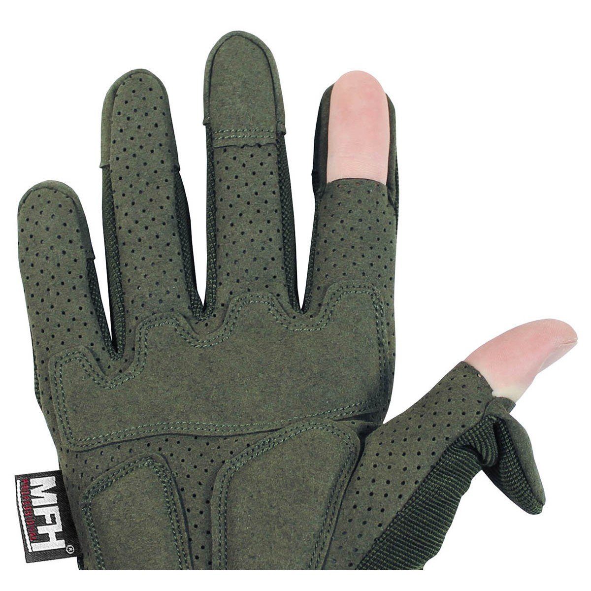 MFH Multisporthandschuhe Tactical Outdoor Handschuhe, "Action", oliv günstig online kaufen