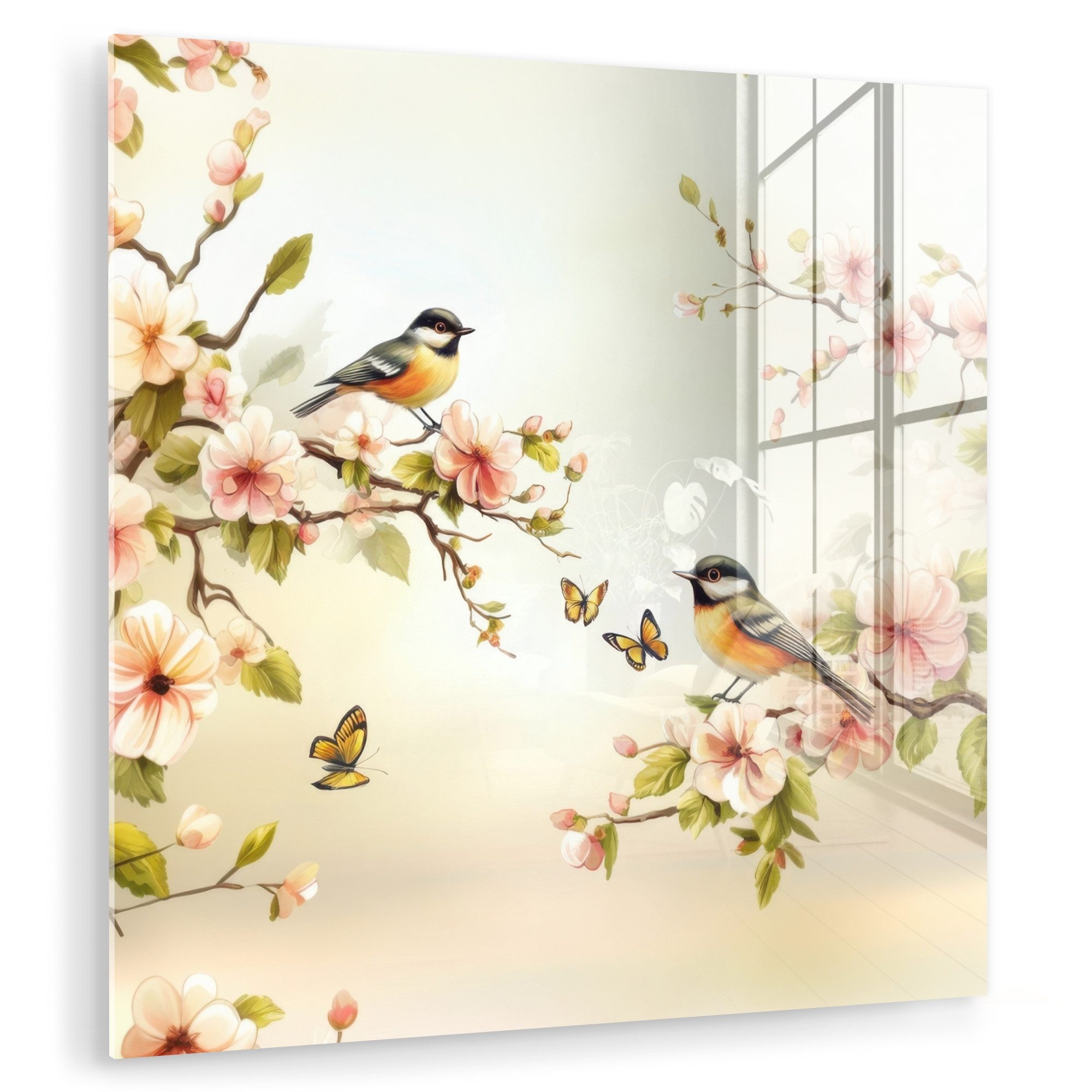 MuchoWow Acrylglasbild Äste - Blumen - günstig online kaufen