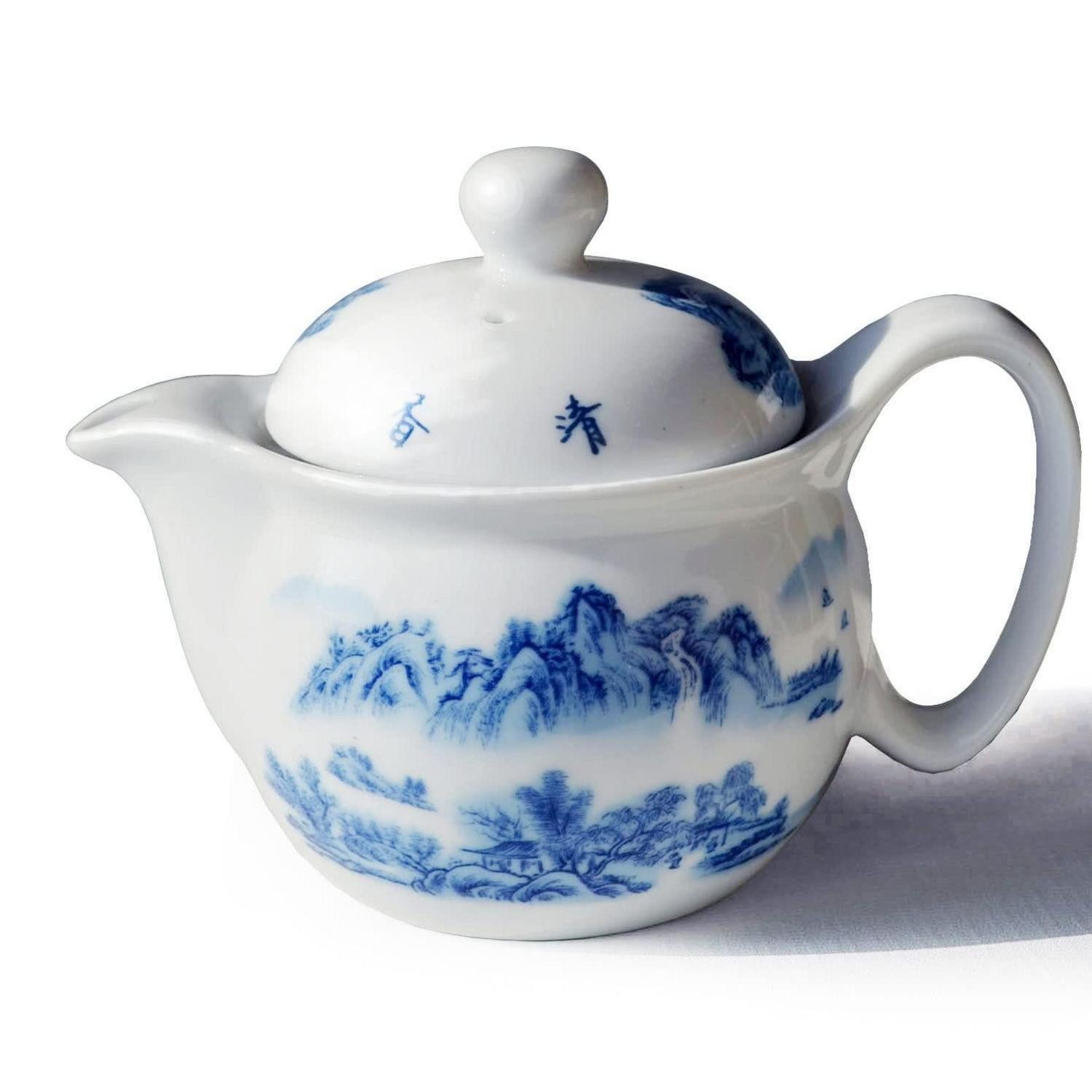 LuxusKollektion Teekanne Teekanne Porzellan 350ml Blume