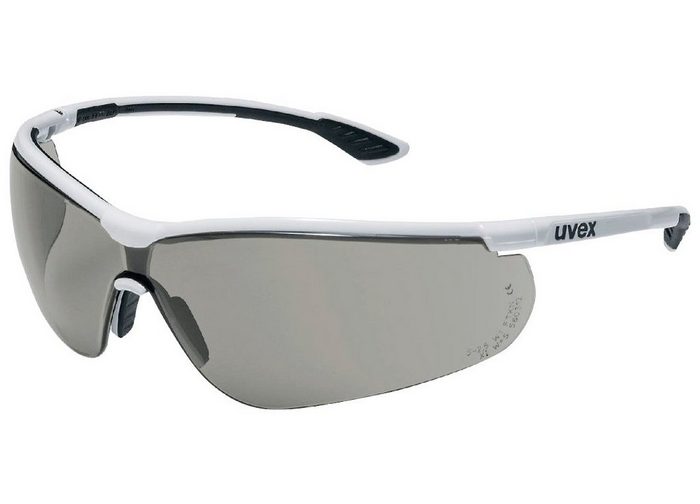 Uvex Arbeitsschutzbrille uvex Schutzbrille sportstyle schw/weiß