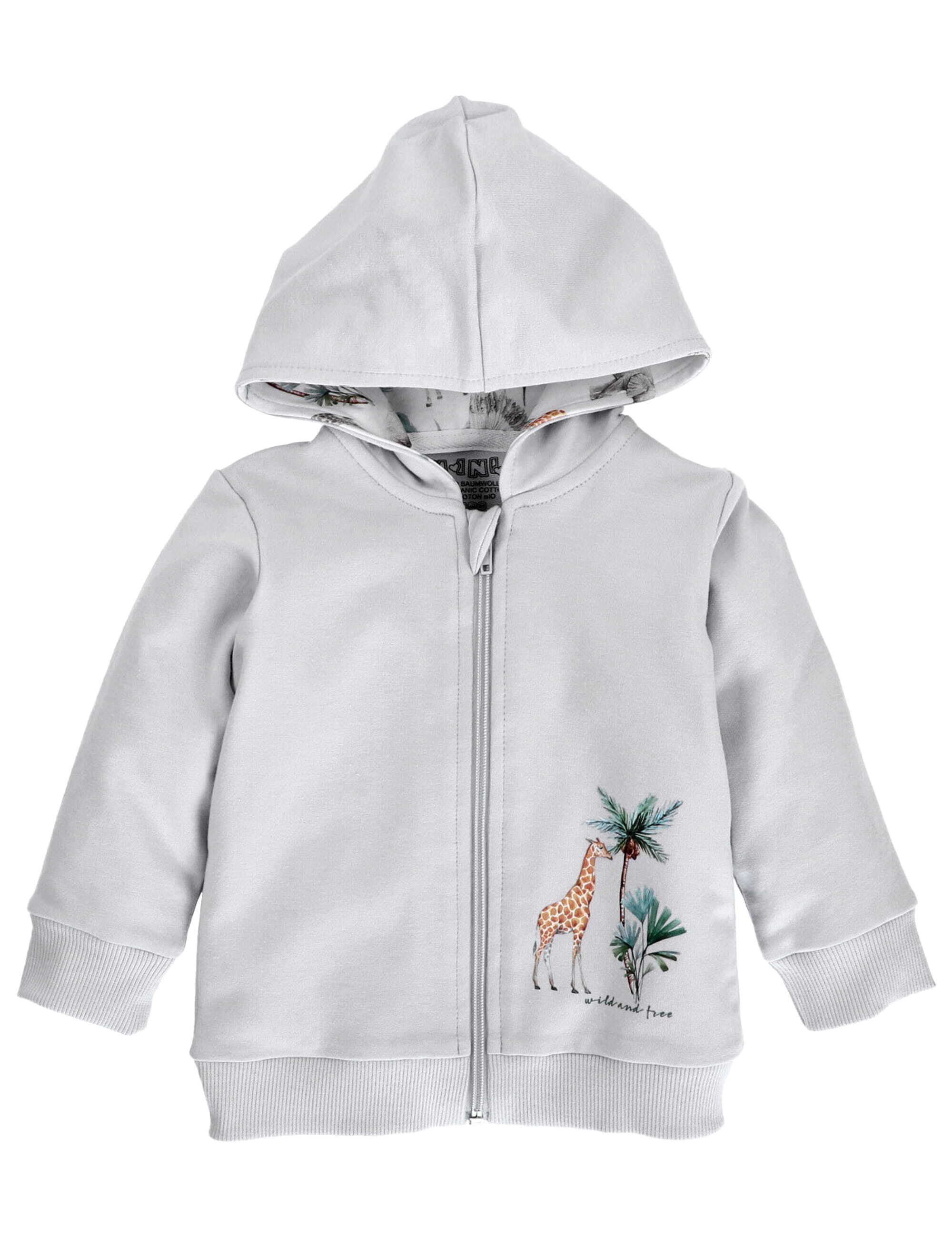 NINI Fleecejacke Jacke Giraffe