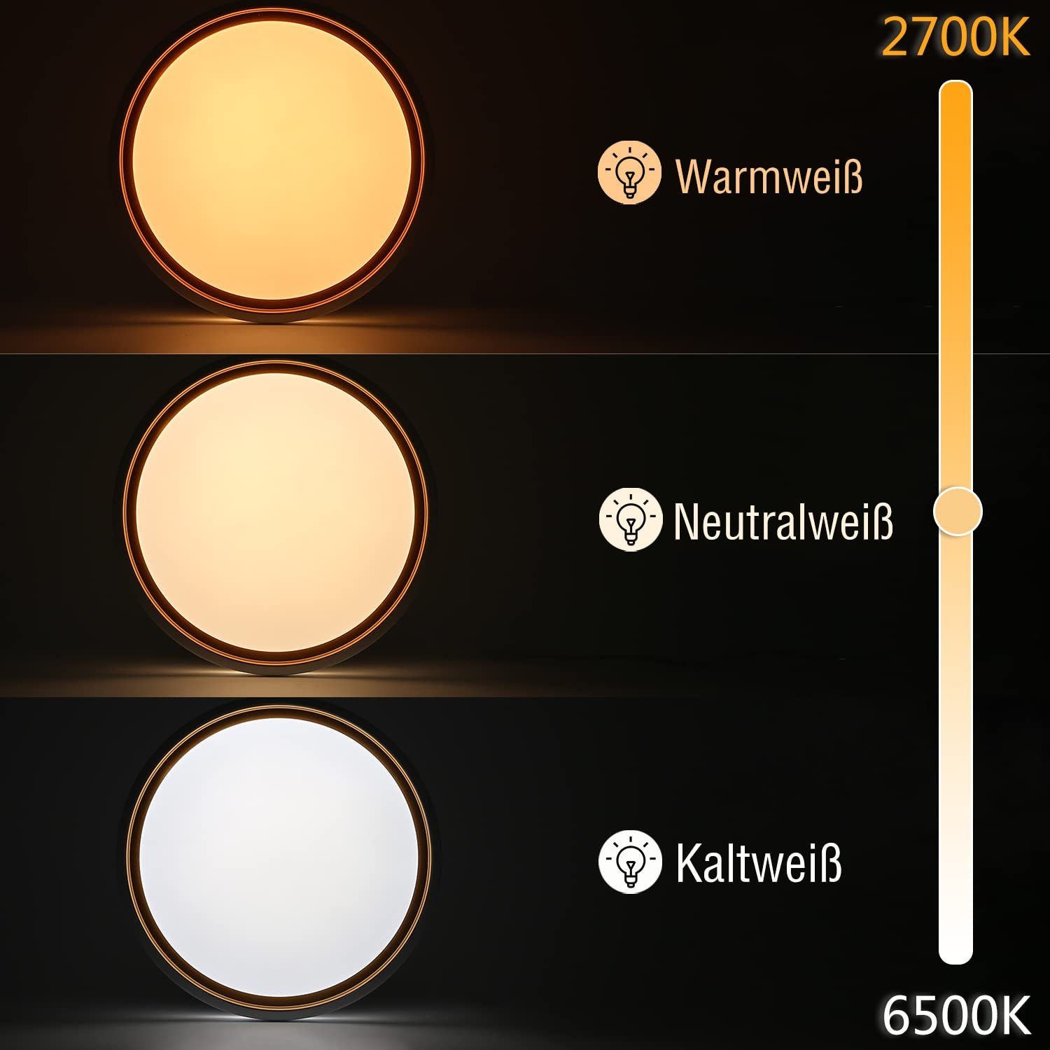 Nettlife LED Deckenleuchte Sternenhimmel Dimmbar Schwarz günstig online kaufen