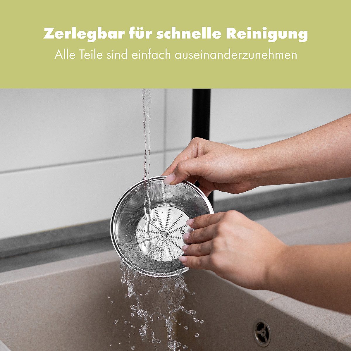 CLATRONIC Entsafter AE 3666, für Gemüse und Obst, 400W, Tropfstopp